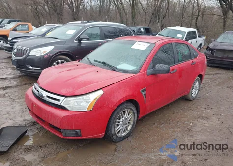 2008 Ford Focus Se/Ses z USA, uszkodzony, nr VIN 1FAHP35N48W217618